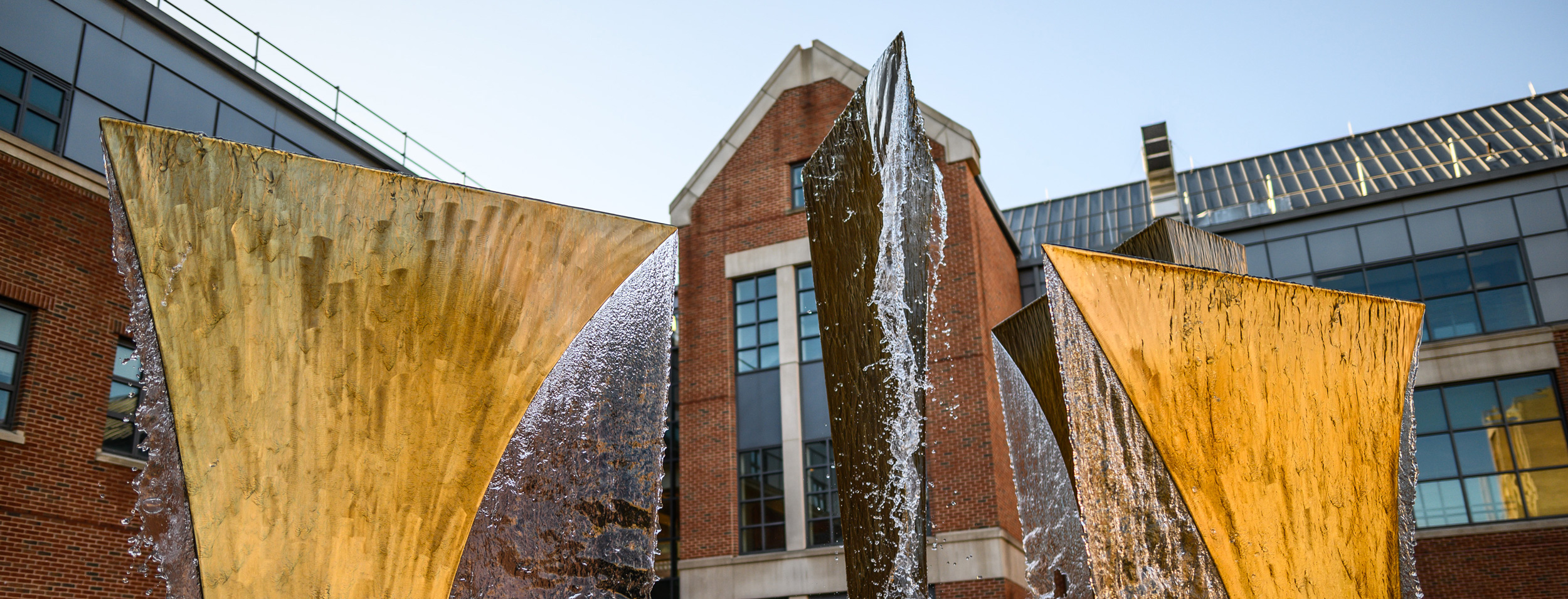 UConn Waterbury Courtyard Fountain